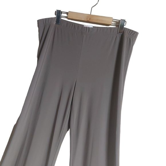 Vintage Terra Nostra Stretchy, Elastic Waist, Wide Leg Trouser Leggings Size XL - Picture 3 of 5